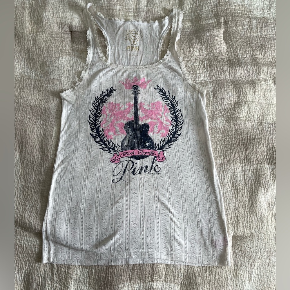 Large PINK by Victoria’s Secret Tank Top